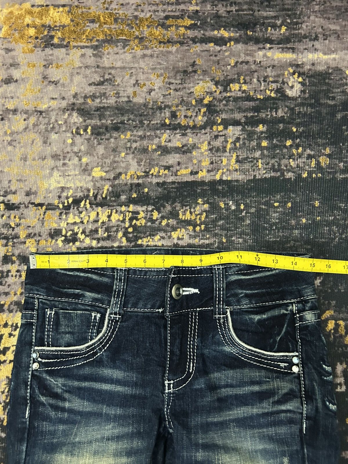 Tornado Mart Red Pepper Pegasus Embroidered Pocket Back Slim Jeans Size US 29 - 15 Thumbnail