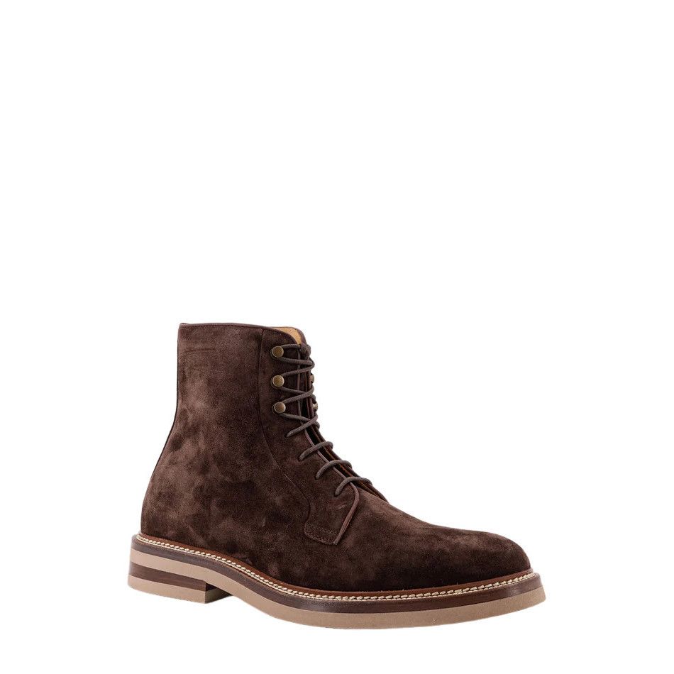Brunello Cucinelli BRUNELLO CUCINELLI Brown Suede Boots New & Authentic (Men's Size US 9 / EU 42 - 2 Thumbnail