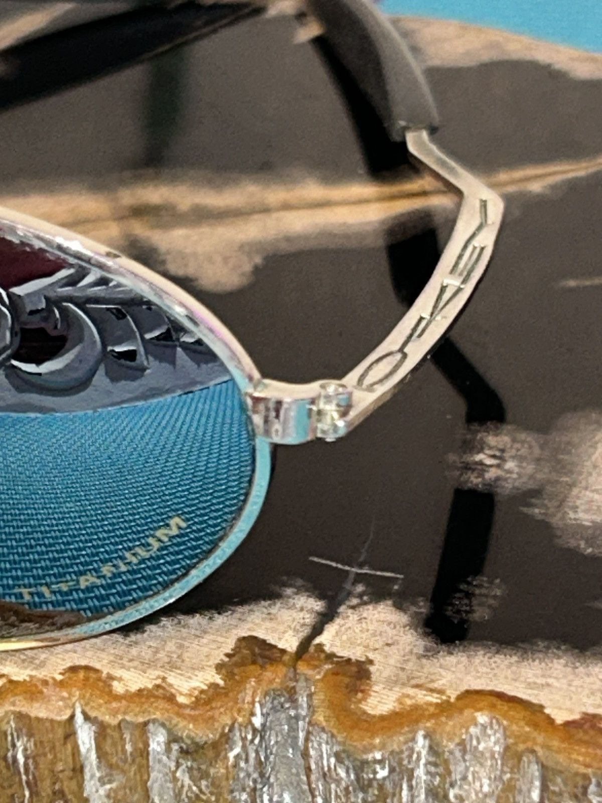 Oakley Oakley T-Wire 1.0 VINTAGE ORIGINAL Titanium Chrome Iridium Size ONE SIZE - 3 Thumbnail