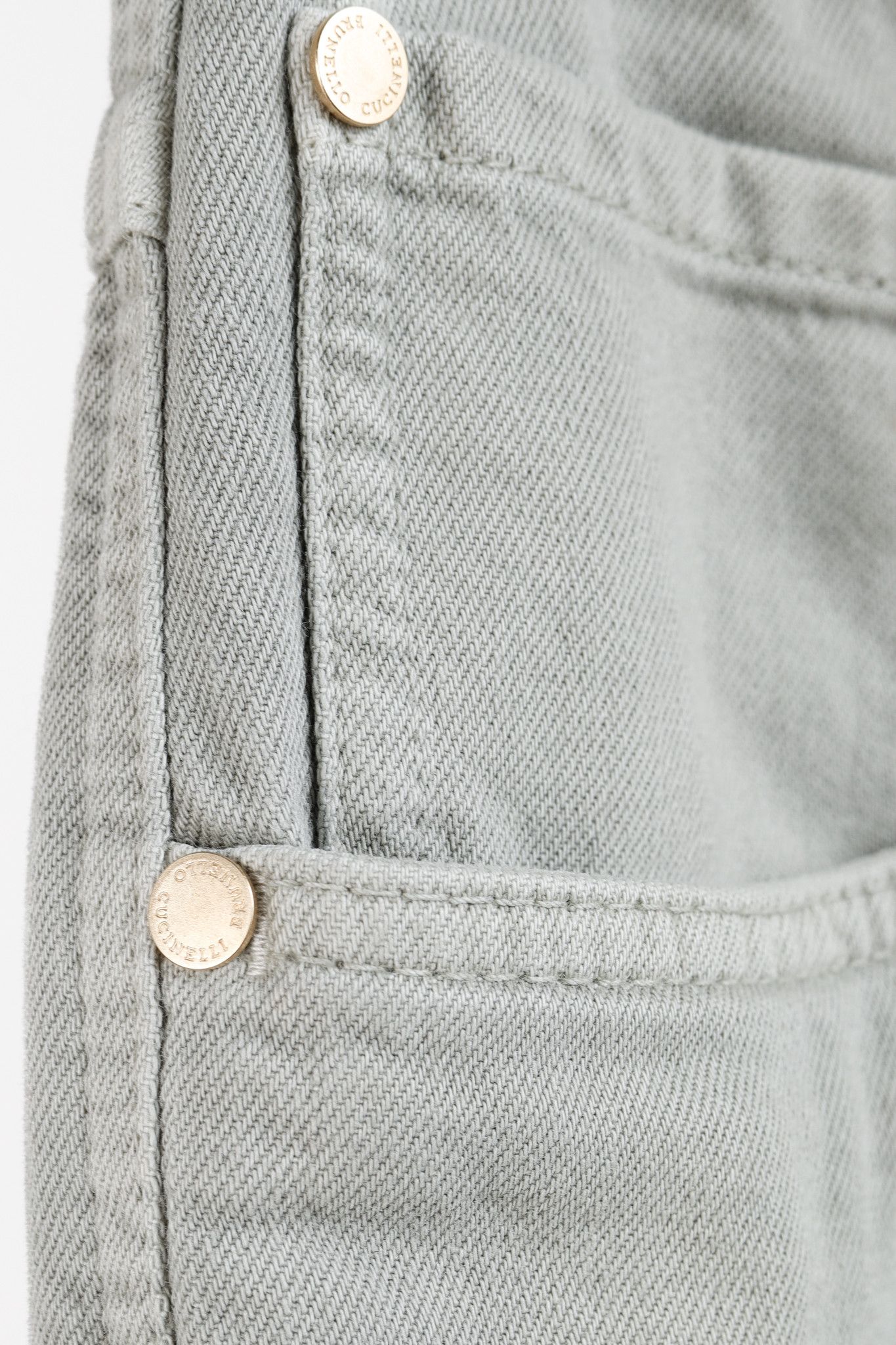 Brunello Cucinelli Brunello Cucinelli SS23 Monili-Bead Straight Leg Jeans Size 28" / US 6 / IT 42 - 5 Thumbnail
