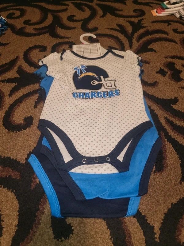 Other NFL Baby Chargers Girl 3 piece Set girl Size ONE SIZE - 3 Thumbnail