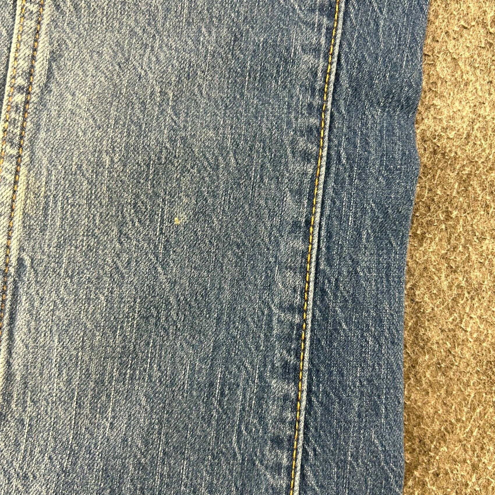 Gap VINTAGE not vintage? Gap Jeans Womens 30 10R Blue Flared High Rise Denim Jeans 5-Pocket 31in Inseam Medium Wash Distressed Stretch Womens" Size 32" / US 10 / IT 46 - 5 Thumbnail
