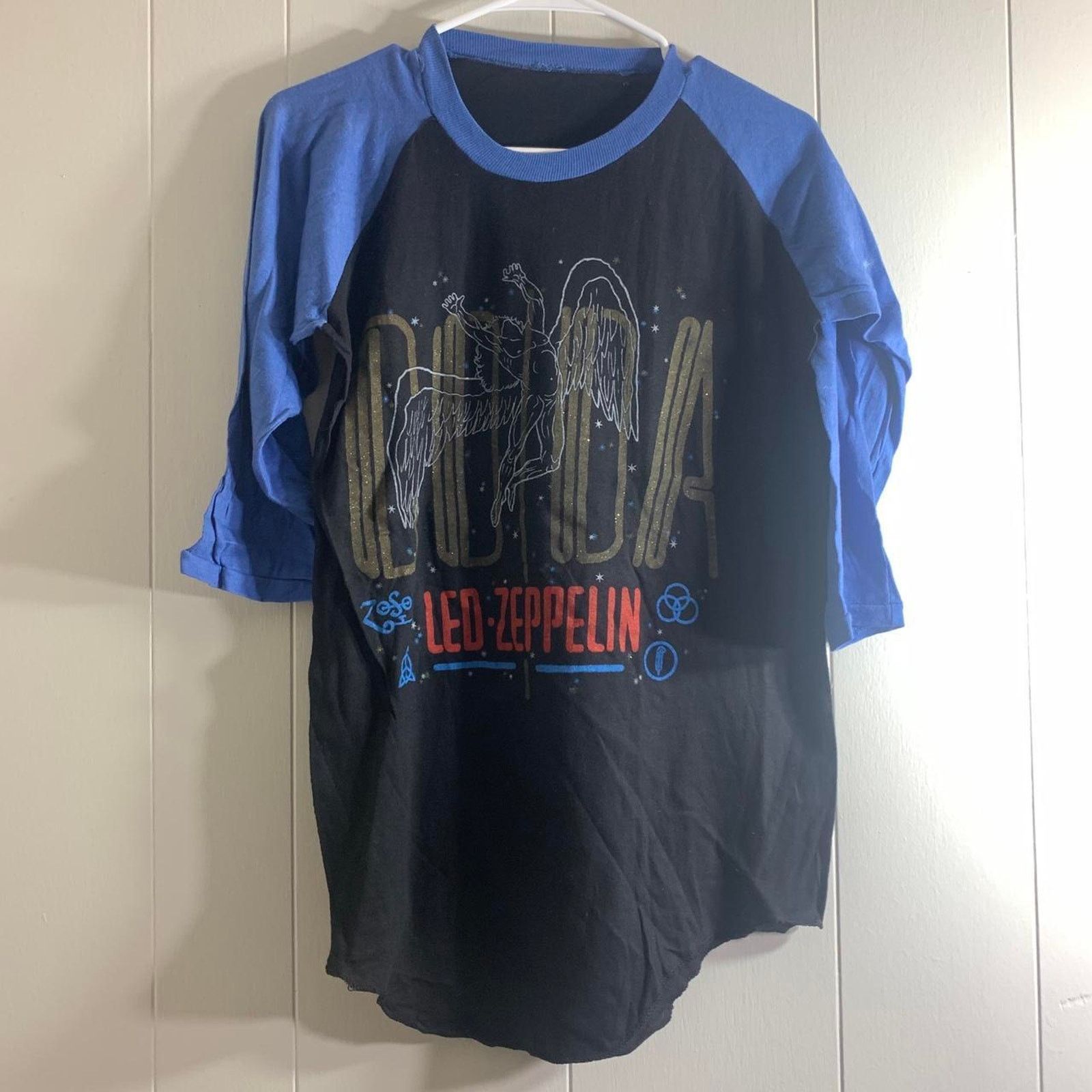 Vintage 1982 LED ZEPPELIN ZOSO Coda Album 3/4 sleeve tee shirt L Size US L / EU 52-54 / 3 - 2 Thumbnail