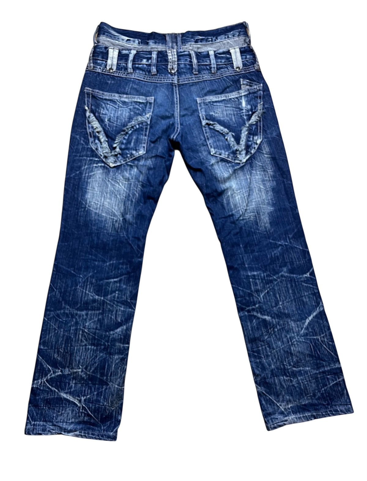 Le Grande Bleu (L.G.B.) Blow by blue jeans double waist Size US 32 / EU 48 - 1 Thumbnail