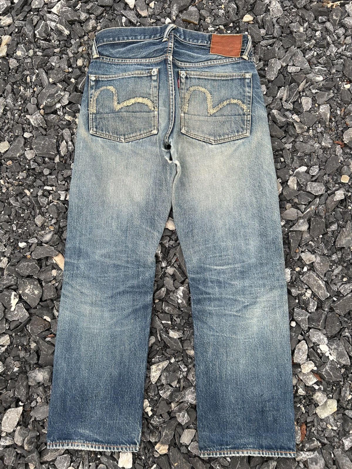 Japanese Brand × Kapital × Vintage Evisu Selvedge Distressed Japanese Denim Jeans Size US 29 - 6 Thumbnail
