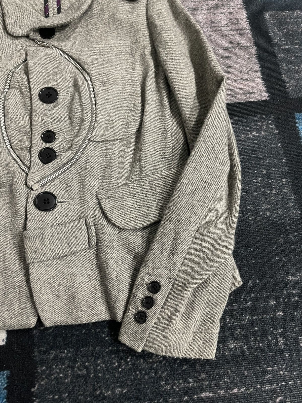 Japanese Brand × Vintage Vintage Unbrand Wool Jacket Size XS / US 0-2 / IT 36-38 - 9 Thumbnail