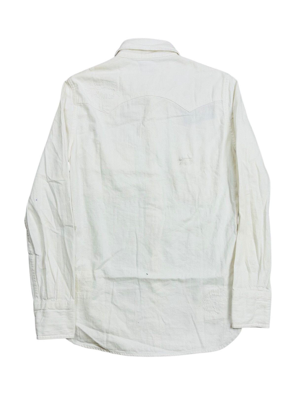 BUFFALO BOBS 2000s A.K.M x Lee - Crash Patchwork Western Cowboy Shirt Size US M / EU 48-50 / 2 - 2 Thumbnail