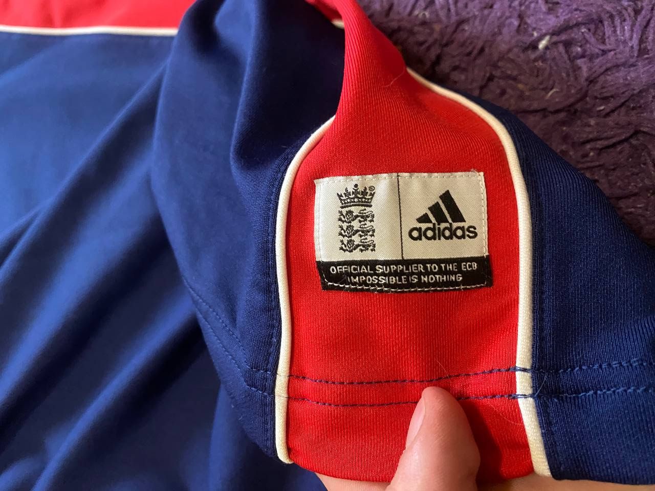 Adidas Vintage Adidas England Cricket Long Sleeve Jersey Size L Size US L / EU 52-54 / 3 - 4 Thumbnail