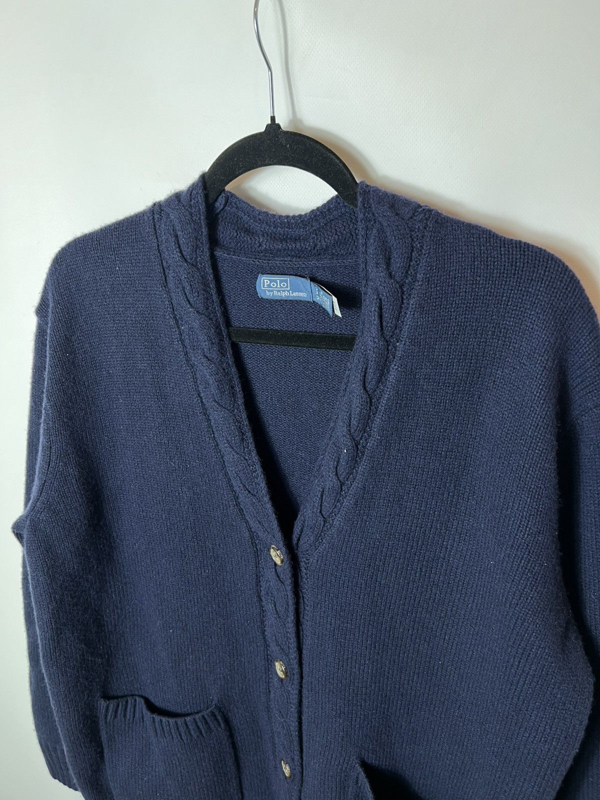 Polo Ralph Lauren Vintage Polo Ralph Lauren Wool Cashmere Hybrid Cardigan Size S / US 4 / IT 40 - 2 Thumbnail
