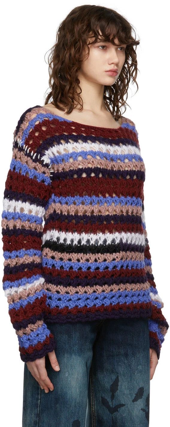 Marni o1y1125 Crewneck Sweater in Multicolor Size S / US 4 / IT 40 - 2 Thumbnail