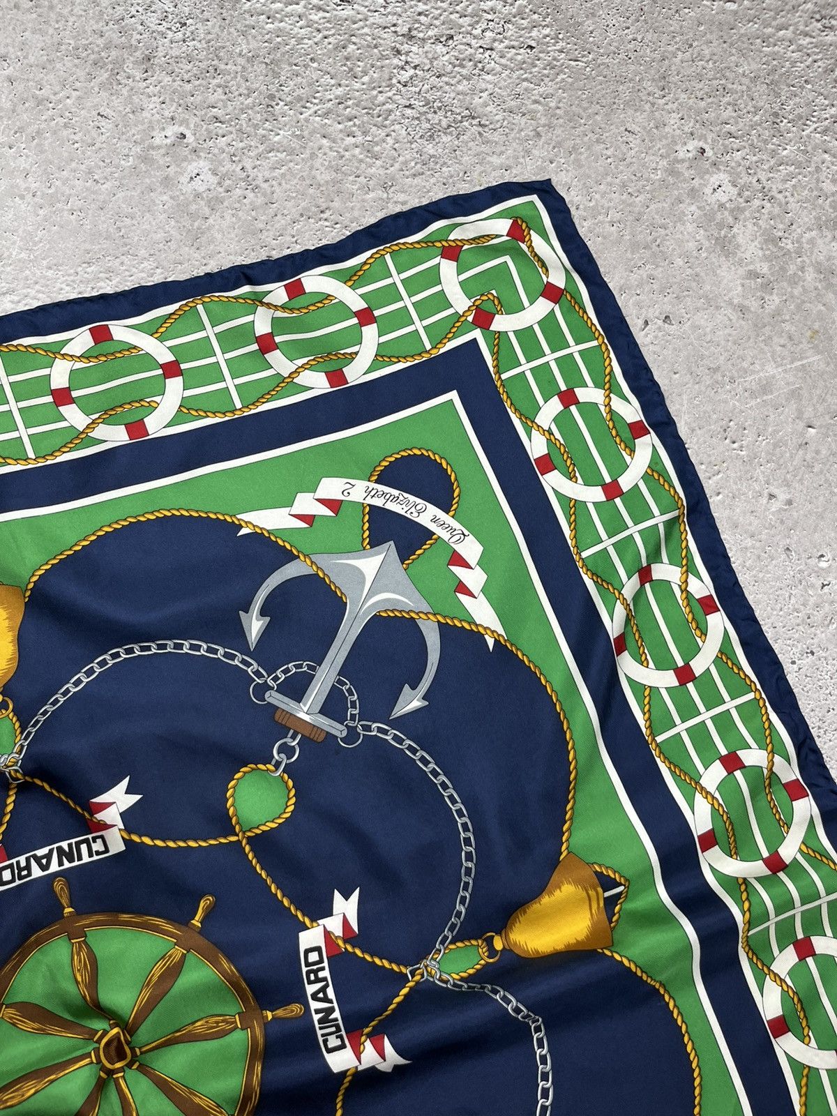 Other Jane Shilton Nautical Pure Silk Scarf 88x88 cm Korea Size ONE SIZE - 5 Thumbnail