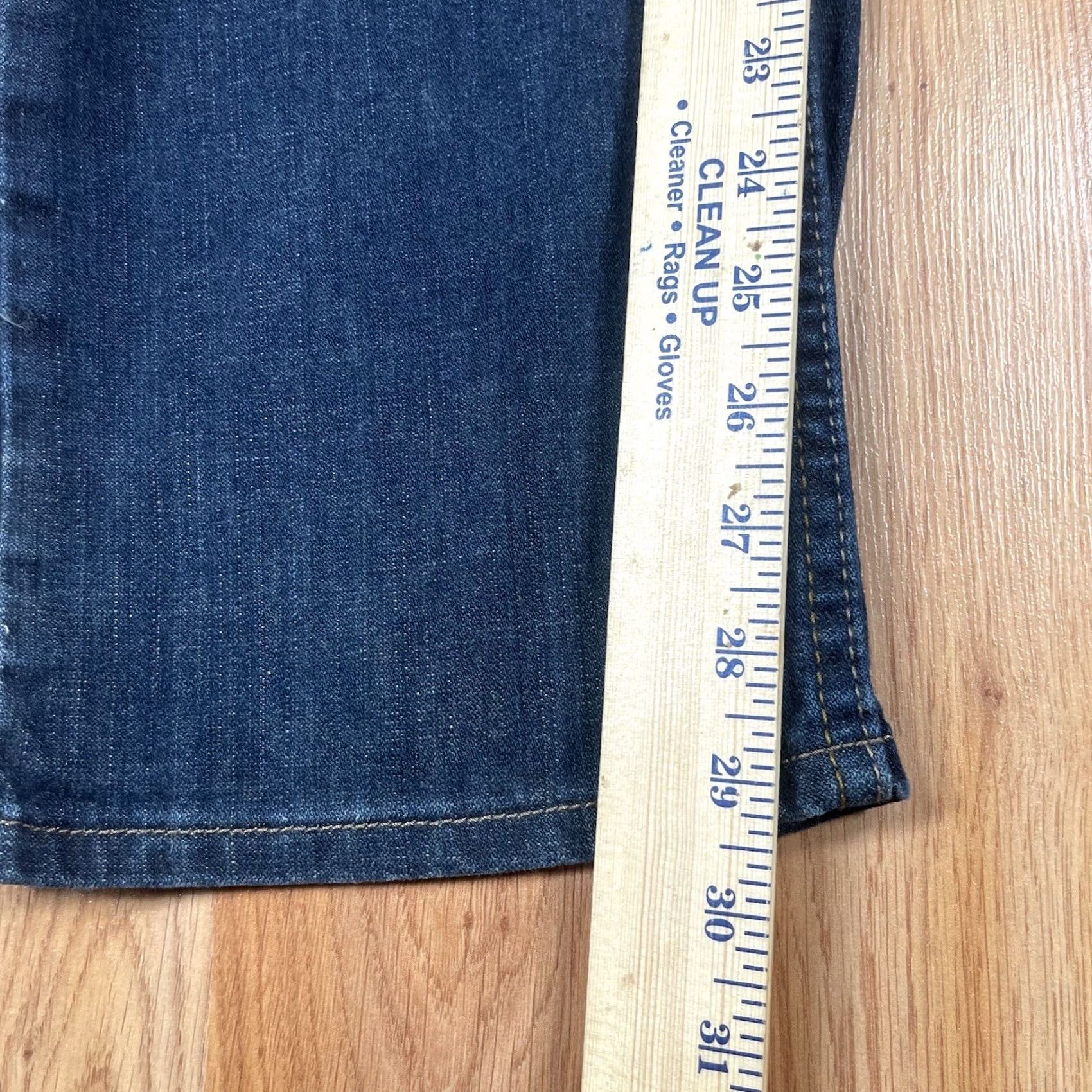 Lee Lee Premium Jeans Mens 34Wx30L Regular Fit Straight Leg Stretch Blue Denim Pants Jeans Size US 34 / EU 50 - 7 Thumbnail