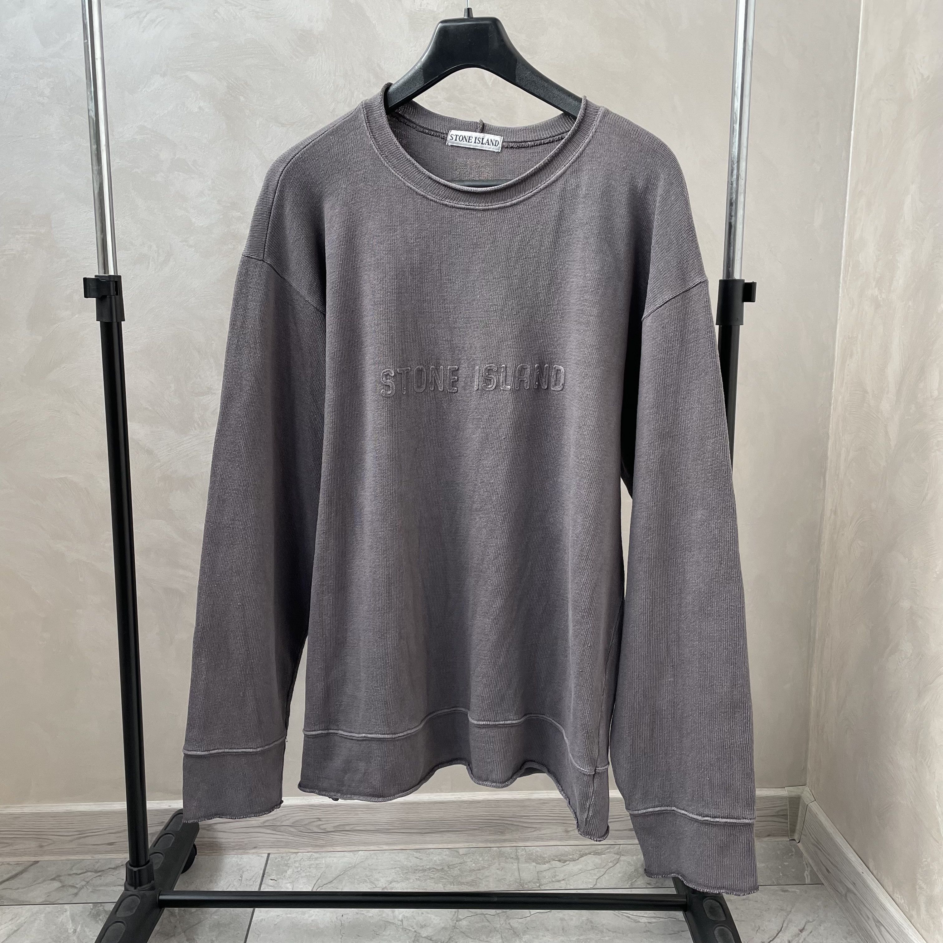 Stone Island 90s Vintage Stone Island Embroidered Logo Spell Out Size US XL / EU 56 / 4 - 14 Thumbnail
