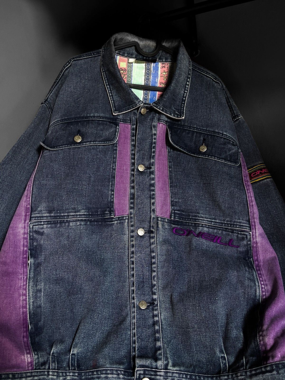 O'Neill Vintage 90’s Rare O'Neill Denim Jacket Size US XL / EU 56 / 4 - 2 Thumbnail