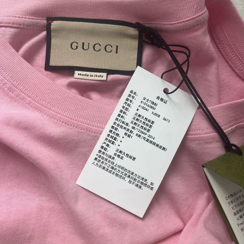 Gucci Gucci Pink lemon short-sleeved T-shirt 2503-Nextarrow Size US M / EU 48-50 / 2 - 5 Thumbnail