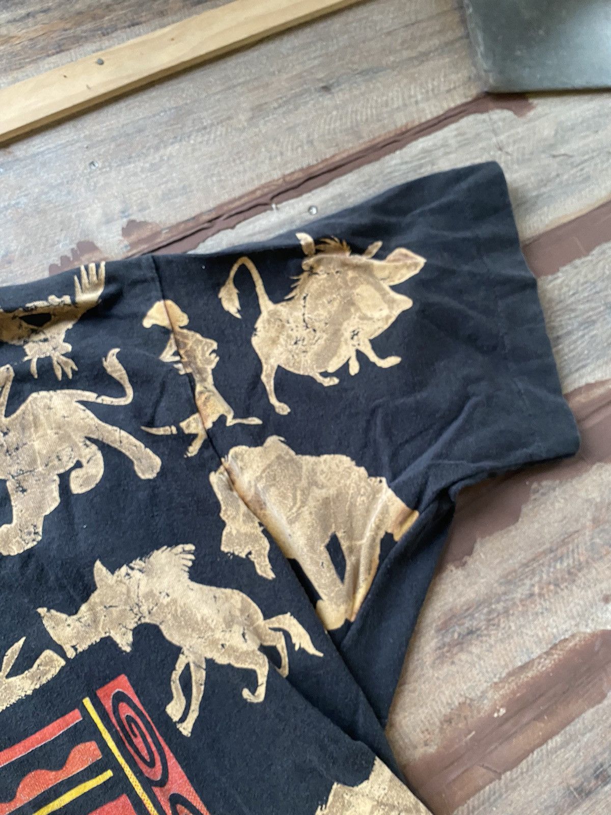 Disney × Vintage Vintage 1990 The Lion King T shirts Size US XL / EU 56 / 4 - 4 Thumbnail