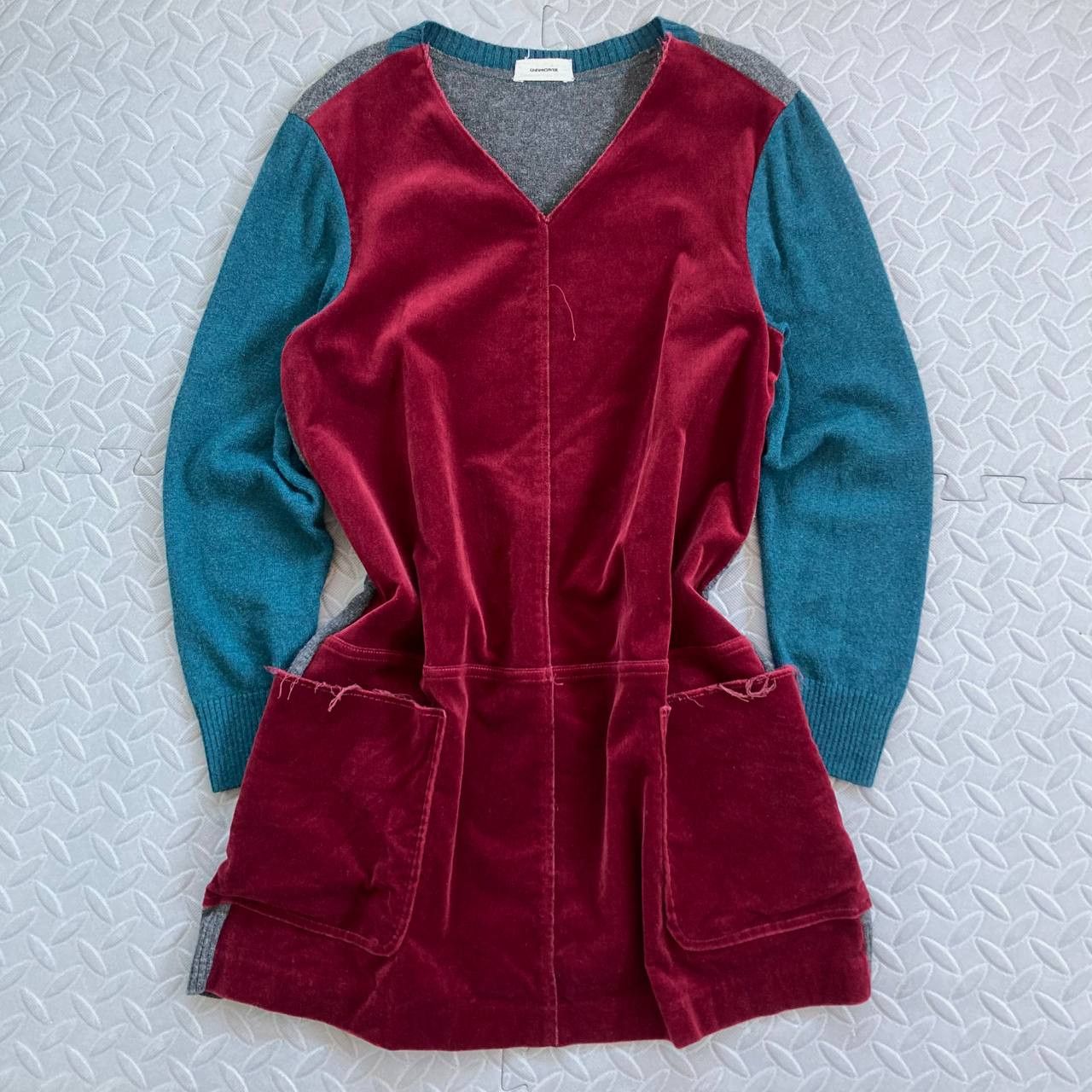 Undercover A/W12 “Psycho Color” Velour Tunic Dress Size M / US 6-8 / IT 42-44 - 1 Thumbnail