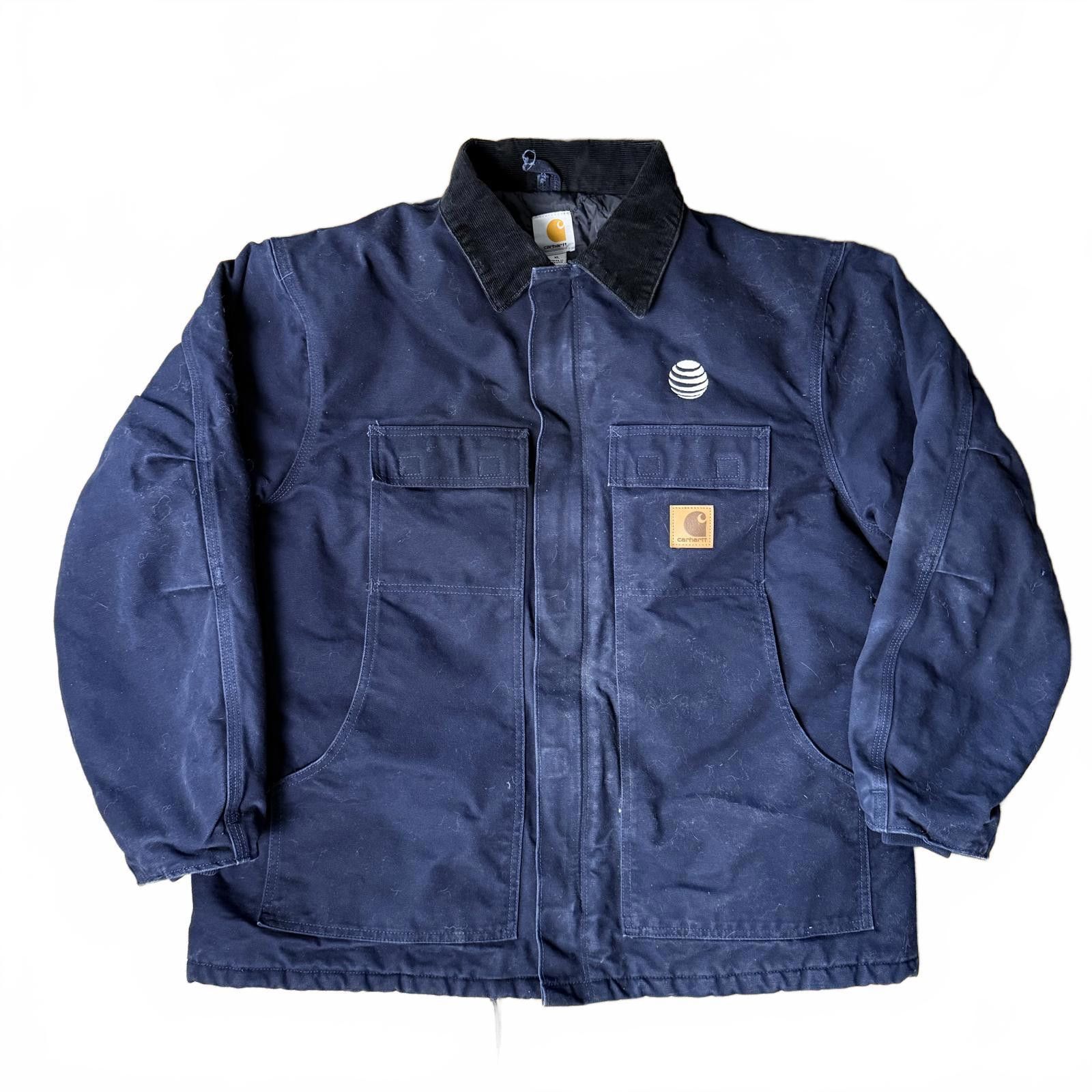 Carhartt VTG 90s Carhartt J14 BLU Royal Blue Santa Fe Work
