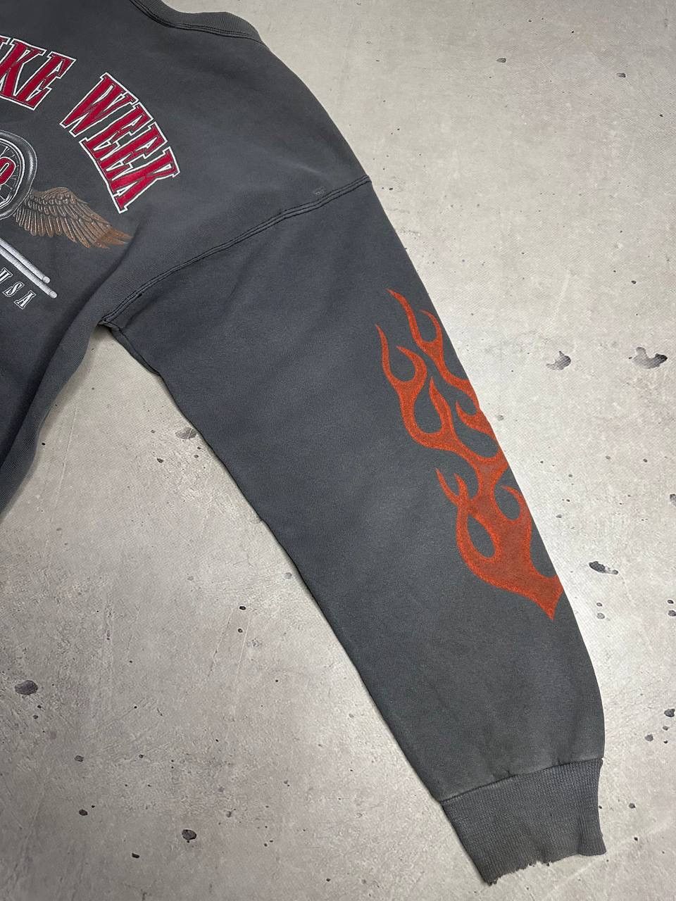 Harley Davidson Vintage Bike Week 98 Eagle MOTO Sweatshirt Daytona USA Y2K Size US L / EU 52-54 / 3 - 14 Thumbnail