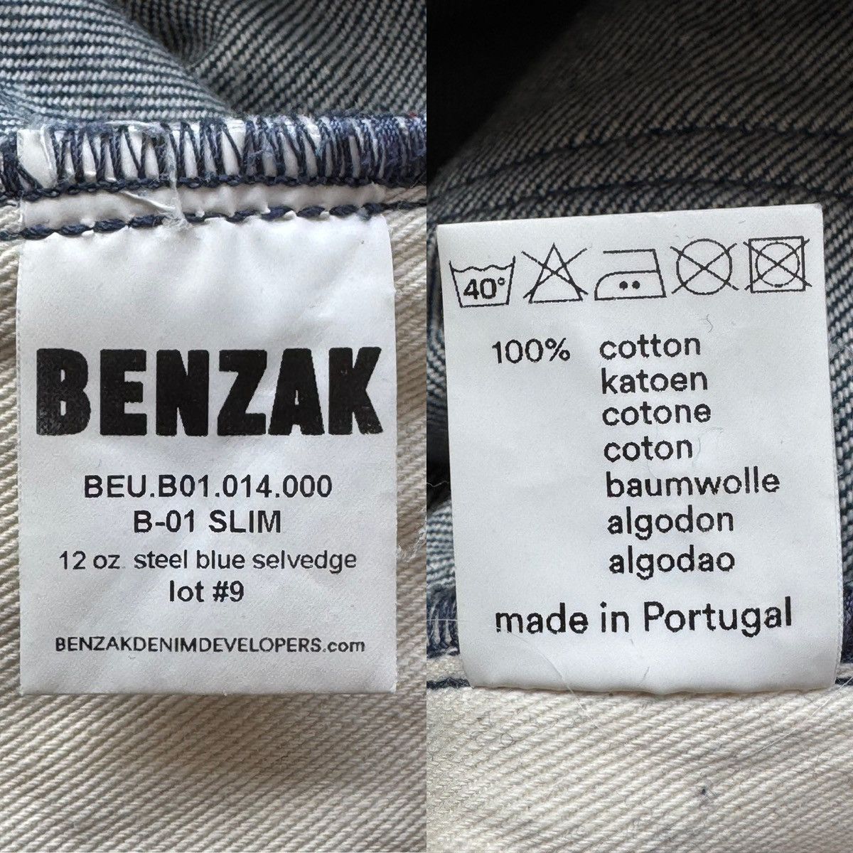 Benzak Denim Developers × Japanese Brand Benzak Denim Selvedge Jeans Portugal Size US 30 / EU 46 - 9 Thumbnail