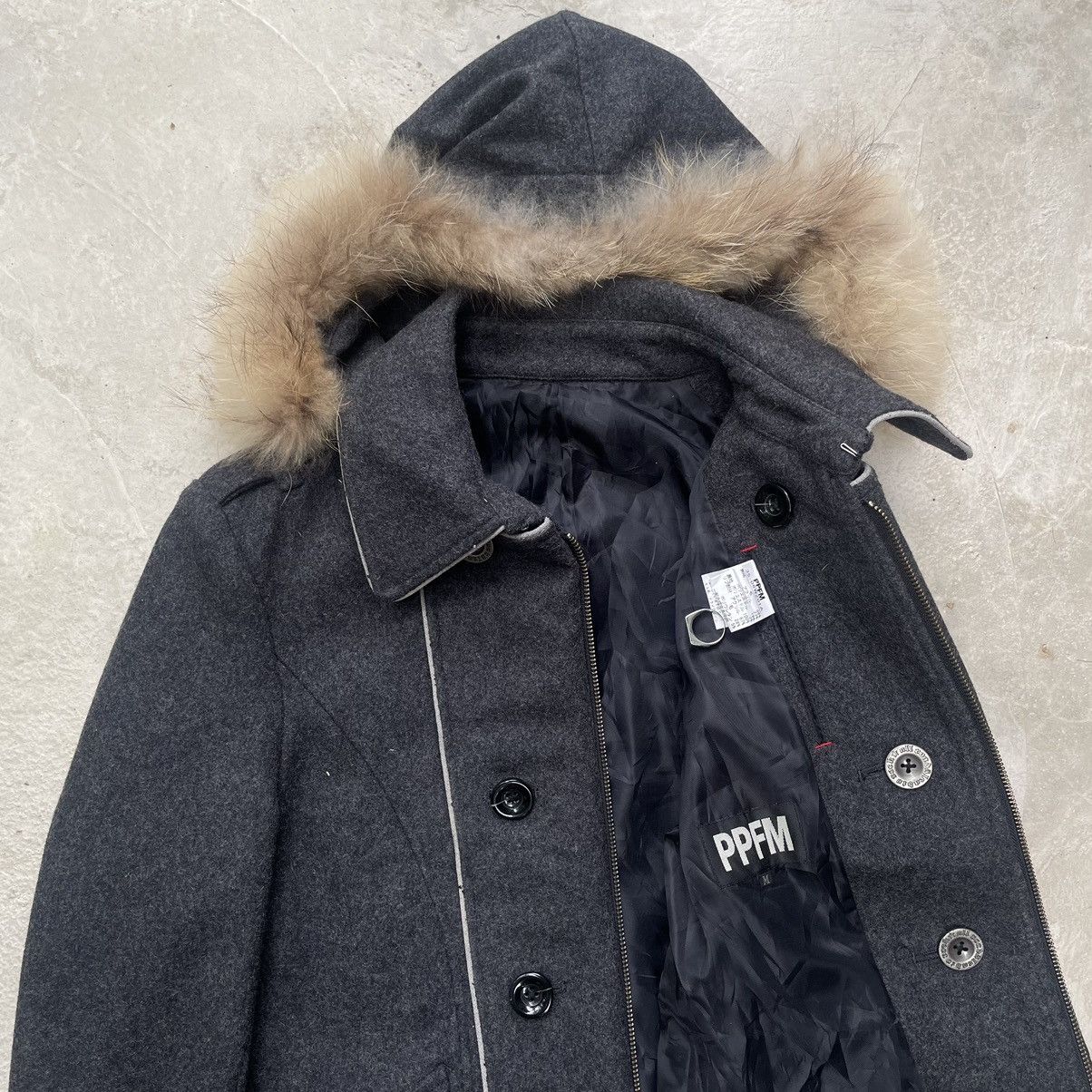 PPFM Archive🔥 PPFM Napolean Bondage Wool Fur Hood grey jacket Size US S / EU 44-46 / 1 - 9 Thumbnail