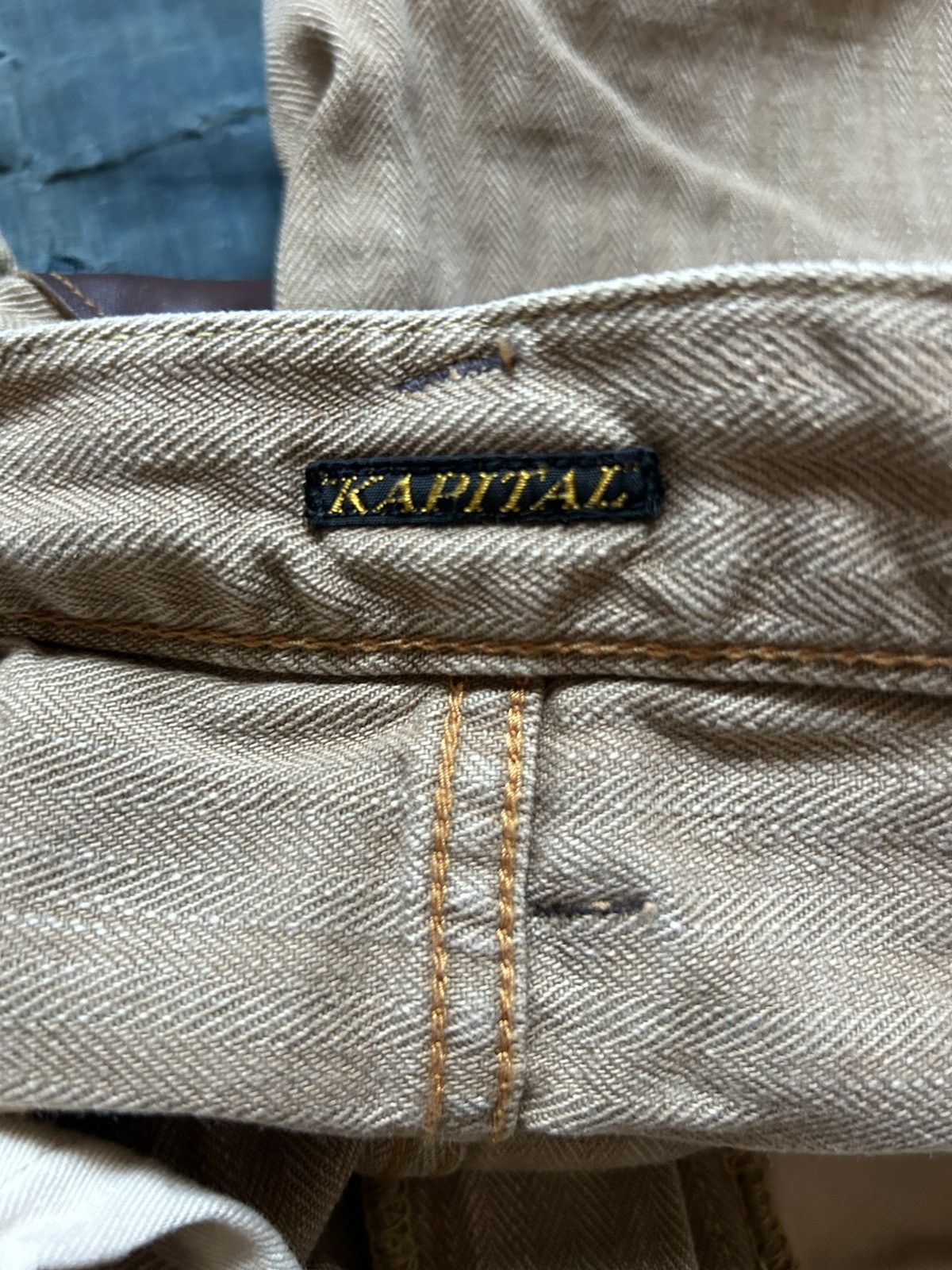 Kapital × Kapital Kountry Kapital Herringbone flare pants Size US 30 / EU 46 - 18 Thumbnail