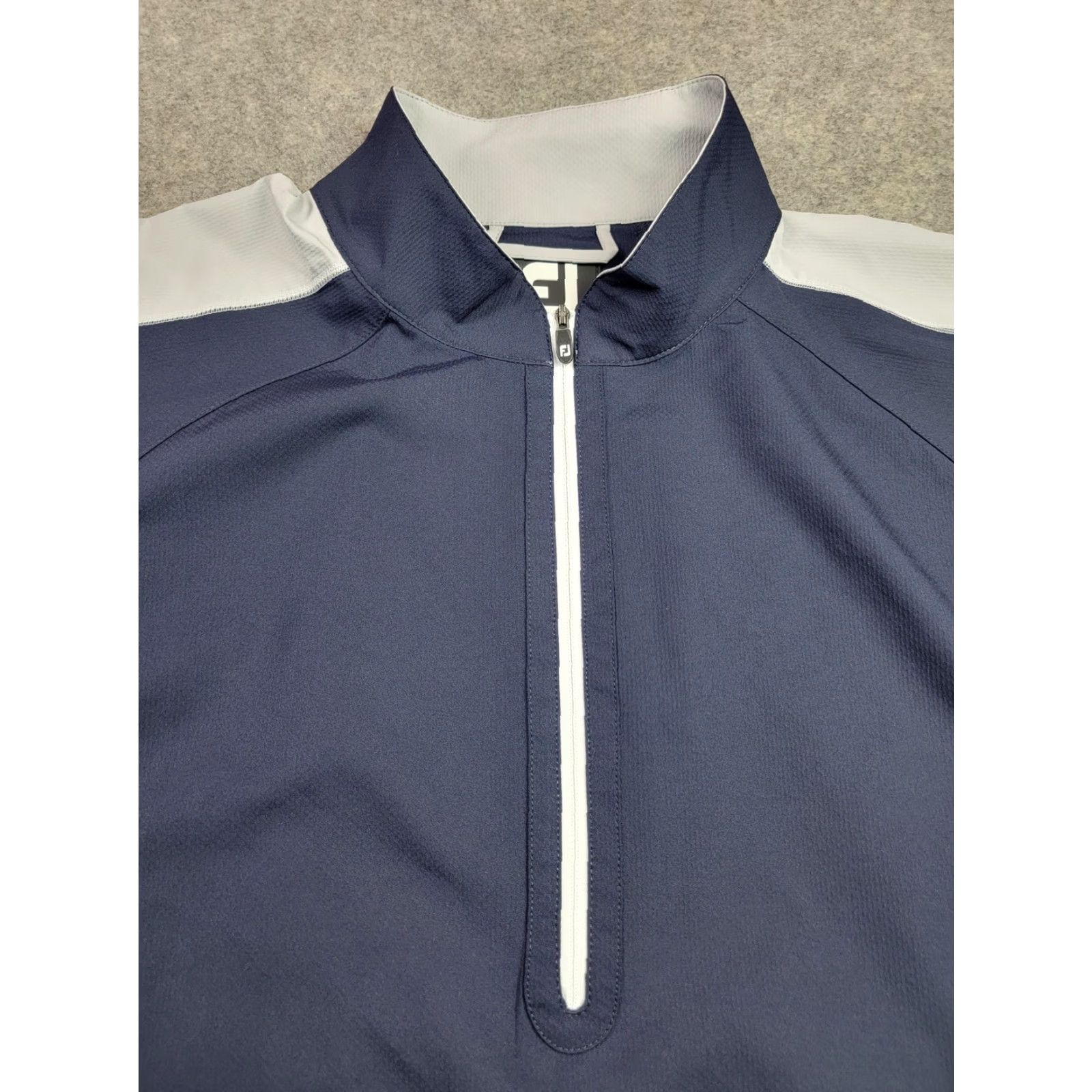 Footjoy FootJoy Jacket Mens Large Blue Half Zip Golf Windbreaker FJ Fleece Pullover Size US L / EU 52-54 / 3 - 5 Thumbnail