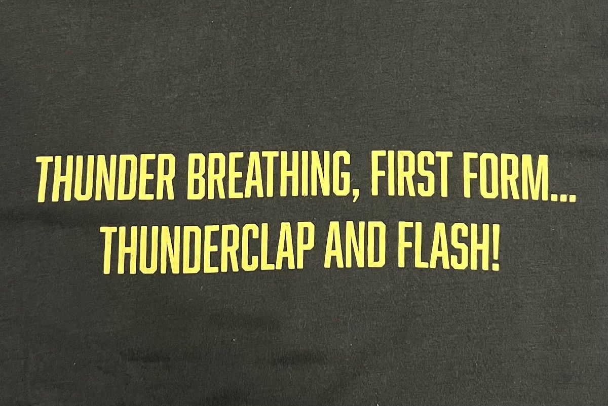 Anime × Japanese Brand KIMETSU NO YAIBA ZENITSU AGATSUMA THUNDER BREATHING SHIRT Size US XL / EU 56 / 4 - 4 Thumbnail