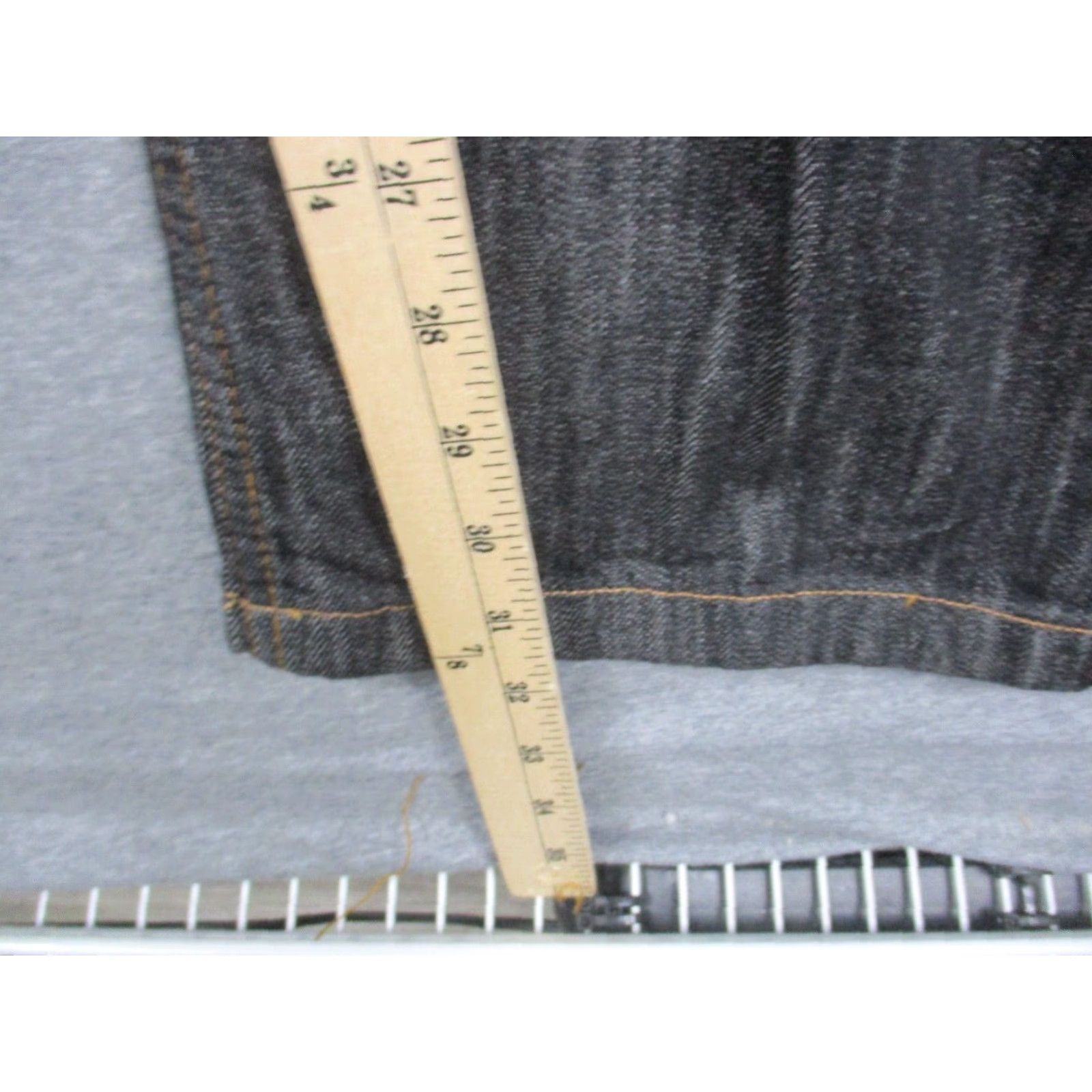 Vintage Evolution Jeans Men’s 48x33 Baggy Dark Wash Jeans Men's Baggy 48x33 Evolution In Design Black Denim 90s? Size US 32 / EU 48 - 6 Thumbnail