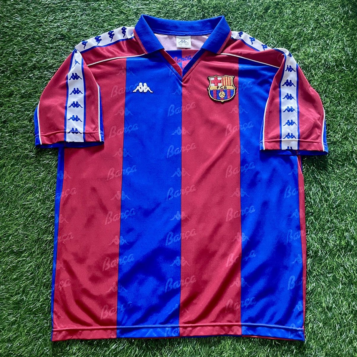 Kappa Kappa Barcelona Home 1995-96 Romario #10 Soccer Jersey Size US XL / EU 56 / 4 - 10 Thumbnail