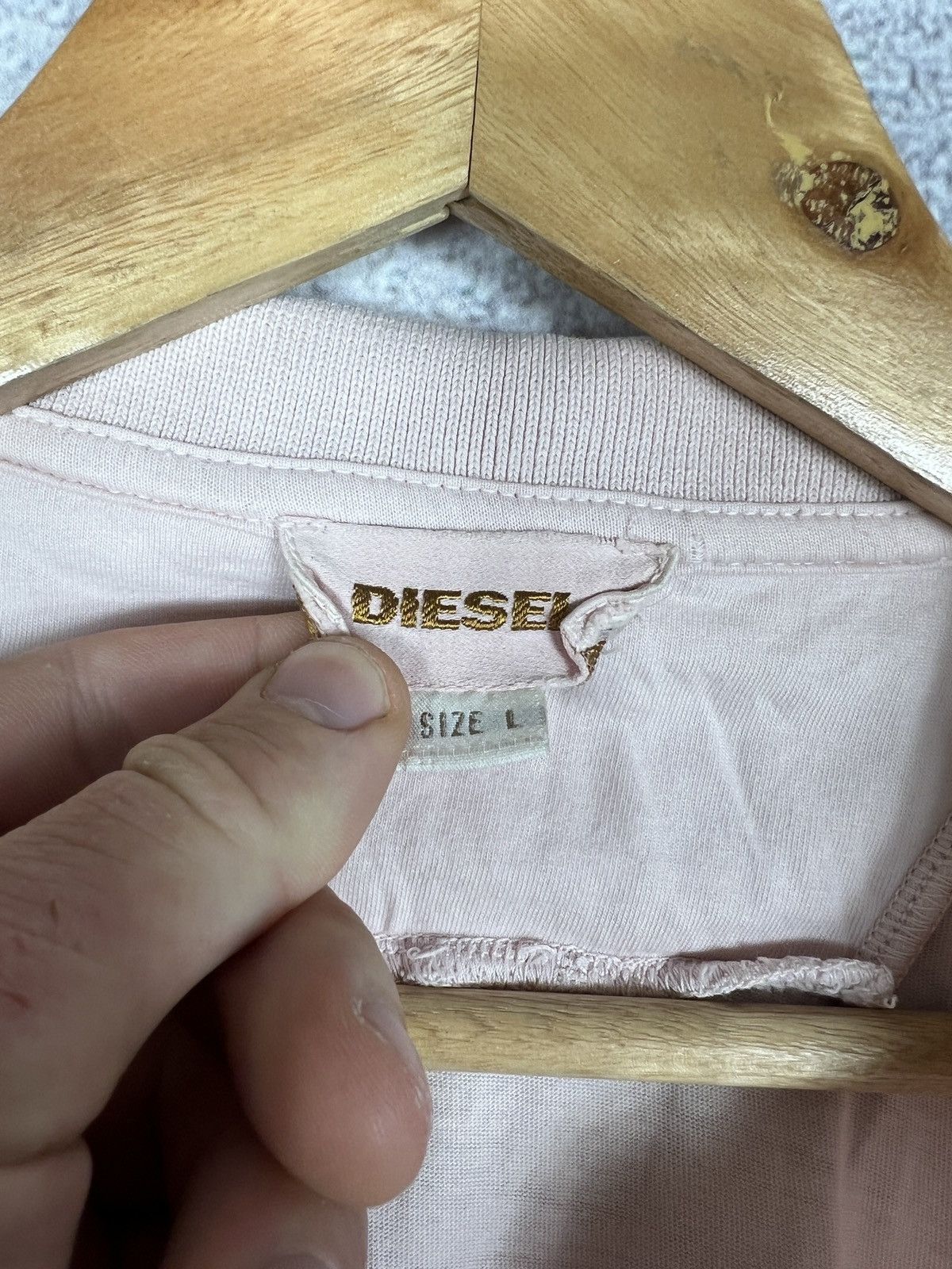 Diesel Vintage Diesel Y2K Big Logo Polo Shirt Size US L / EU 52-54 / 3 - 5 Thumbnail