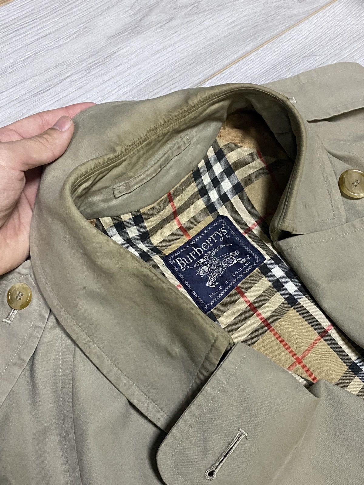 Burberry Burberry vintage trench double breasted beige nova check Size US M / EU 48-50 / 2 - 18 Thumbnail