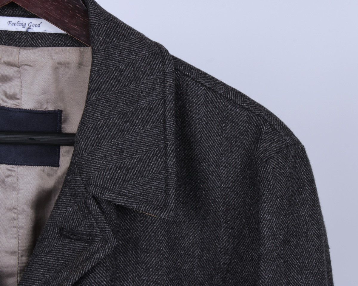Designer × Tommy Hilfiger × Vintage TOMMY HILFIGER Tailored Feeling Wool Blend Potters Long Coat Size US S / EU 44-46 / 1 - 4 Thumbnail