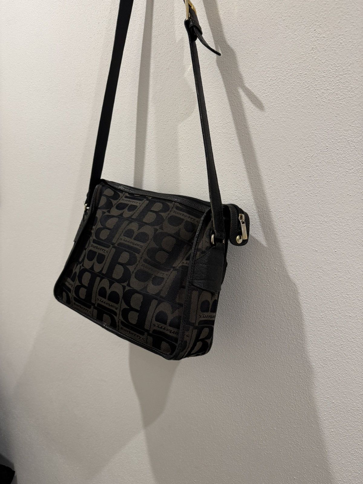 Burberry × Vintage Burberry Canvas Shoulder Bag Size ONE SIZE - 6 Thumbnail