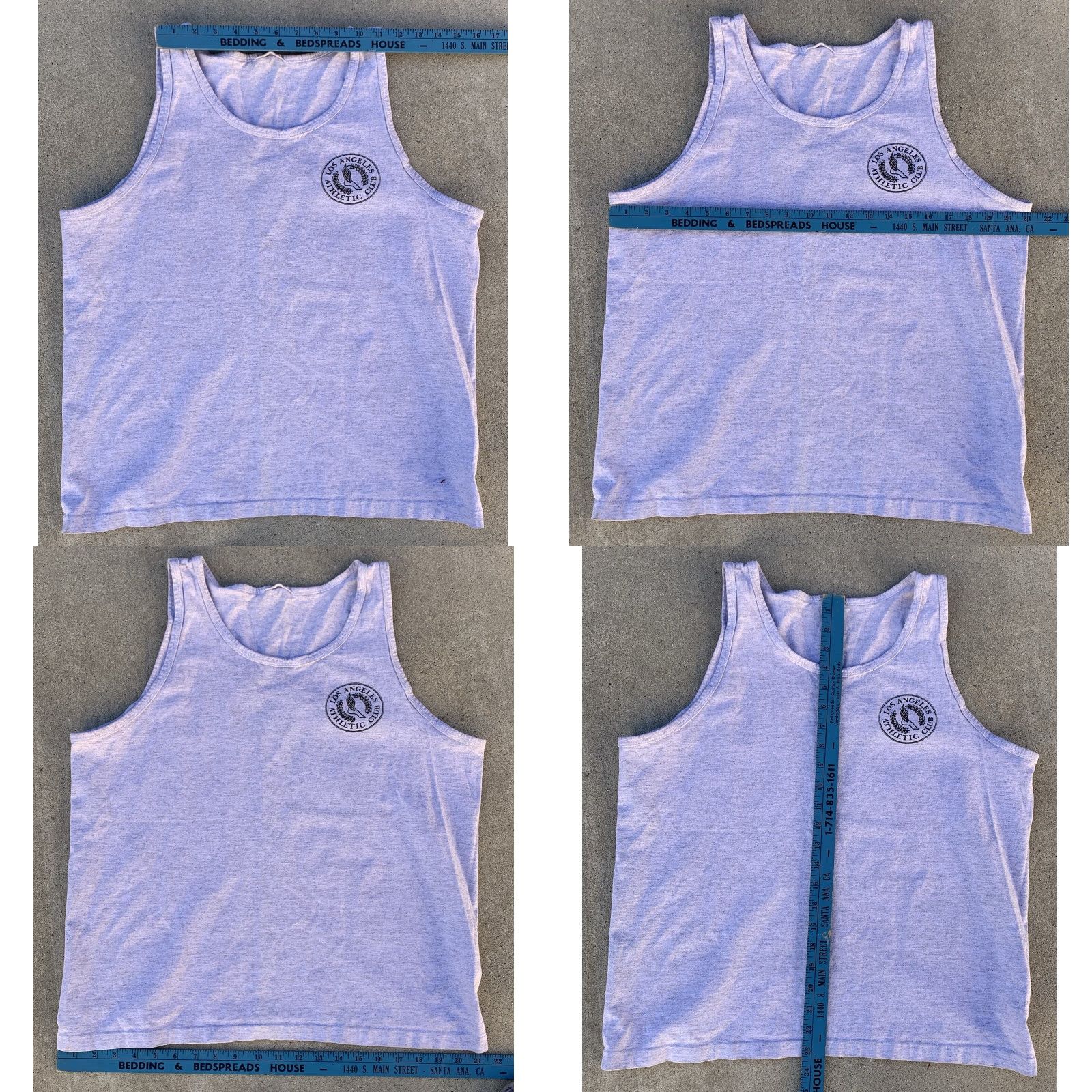 Vintage VINTAGE Los Angeles Athletic Club Tank Top Single Stitch Hem Size L Shirt Men Gray Cotton Jersey Graphic Print Logo Athletic California 90s? Size US L / EU 52-54 / 3 - 10 Thumbnail