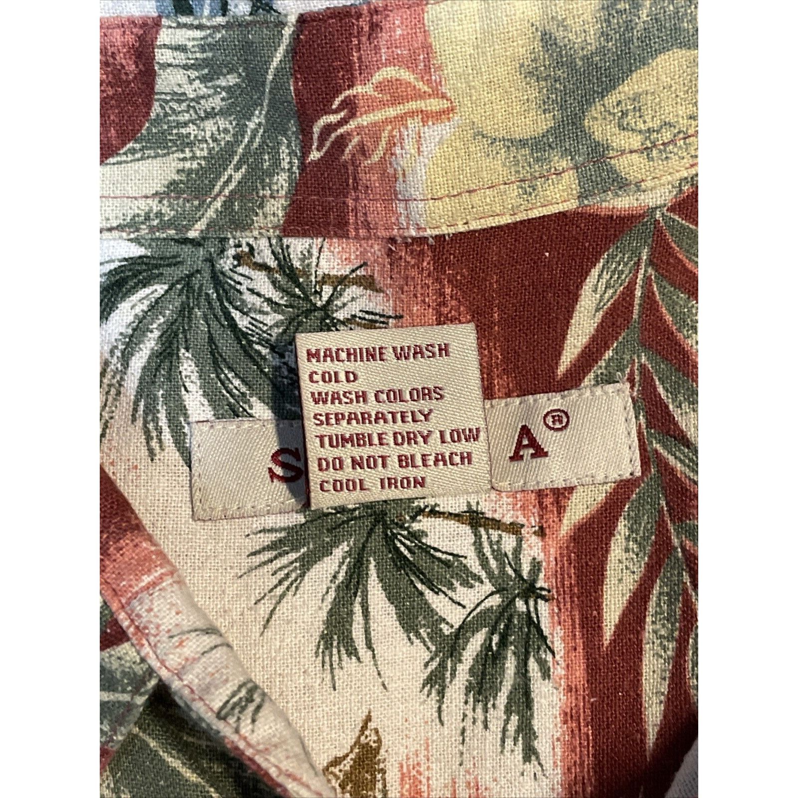 Other SUMMA Men's M Button Up Hawaiian Shirt Silk Cotton Blend Size US M / EU 48-50 / 2 - 16 Thumbnail