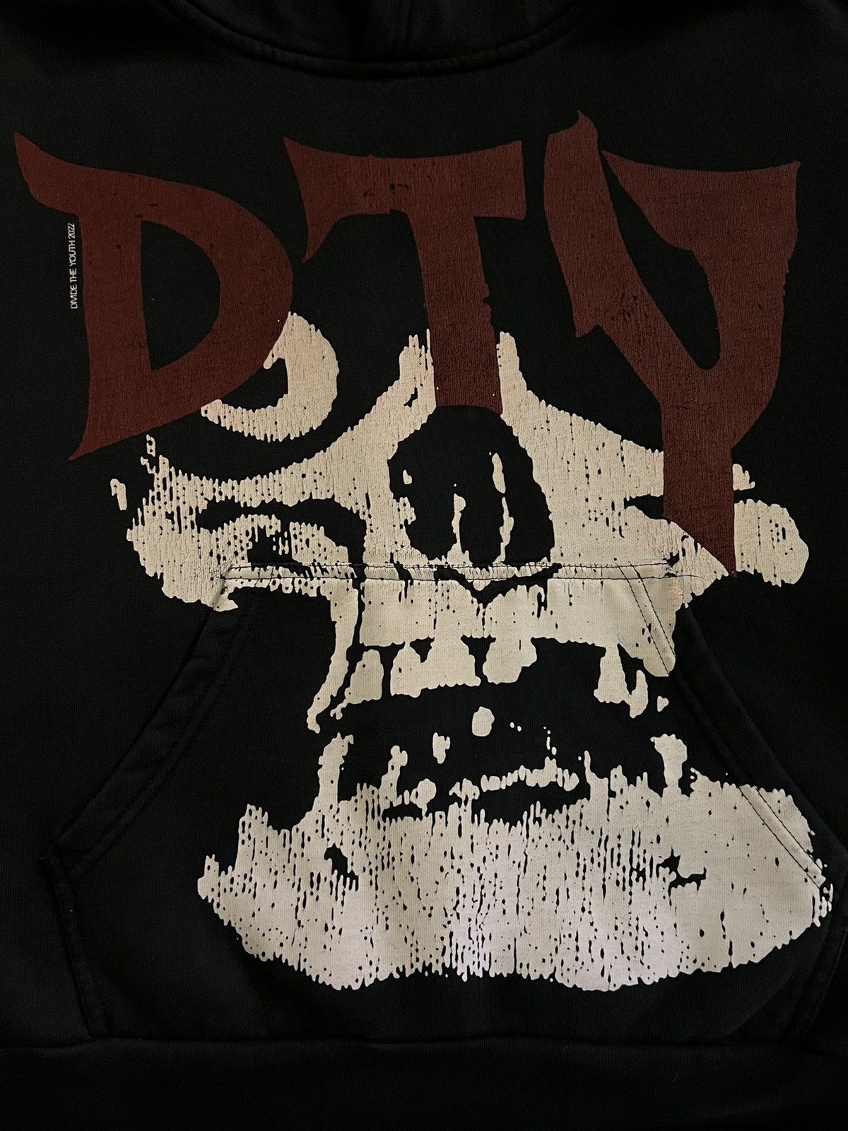 Divide The Youth SKELLY FACE ~ HALLOWEEN HOODIE Size US S / EU 44-46 / 1 - 2 Thumbnail