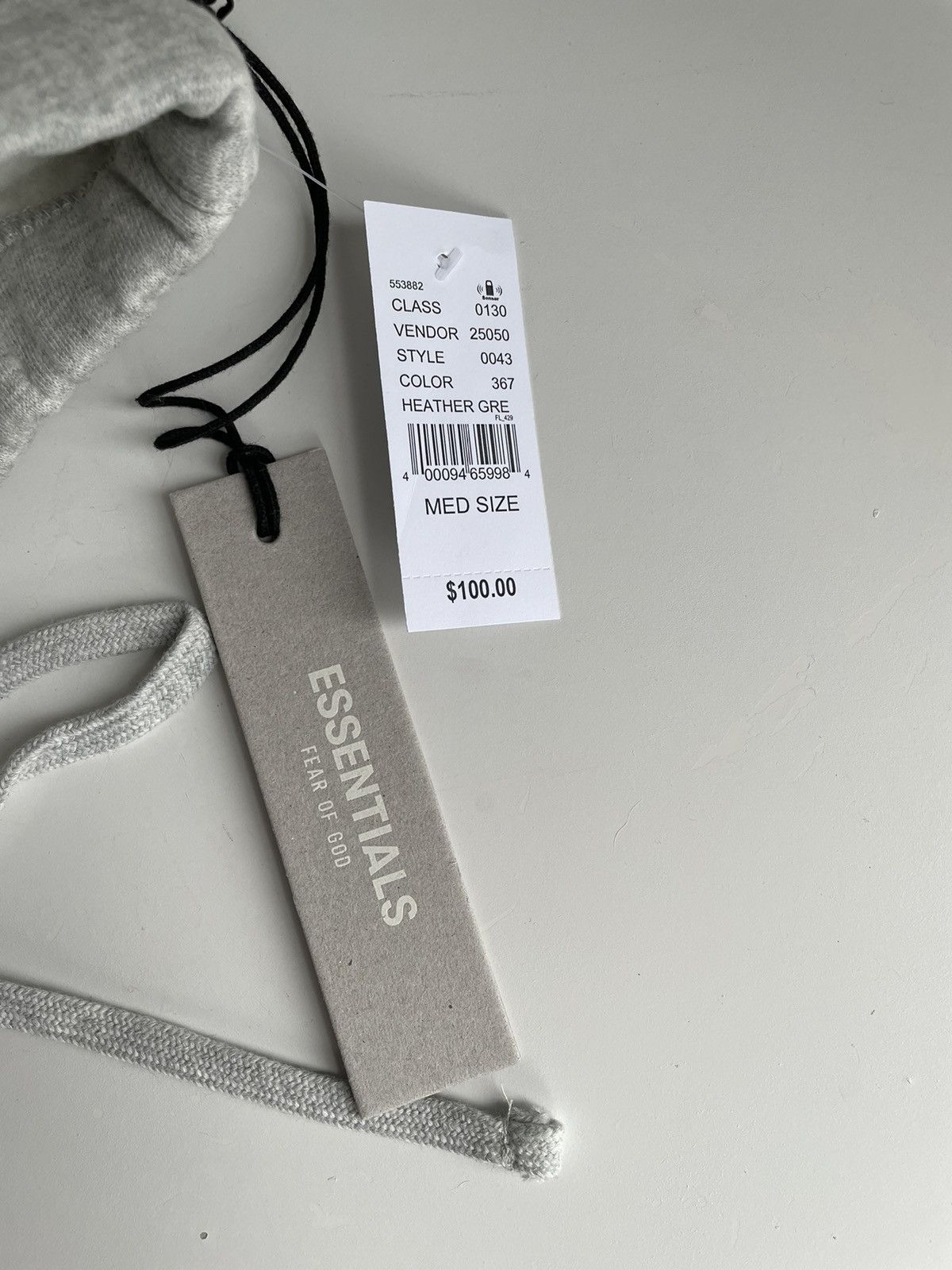 Essentials Essentials x Fear of God Heather Grey Sweatpants Sz M 2020 Size US 34 / EU 50 - 9 Thumbnail