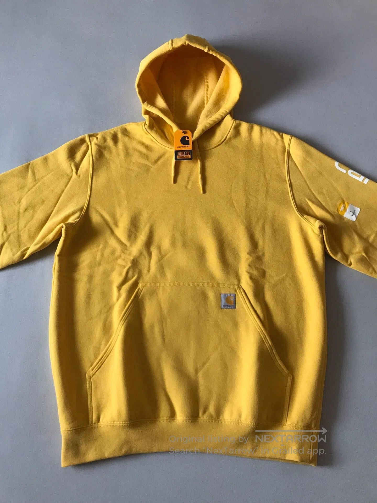 Carhartt Carhartt K288 Y36 Yellow Hoodie L. Size US L / EU 52-54 / 3 - 3 Thumbnail