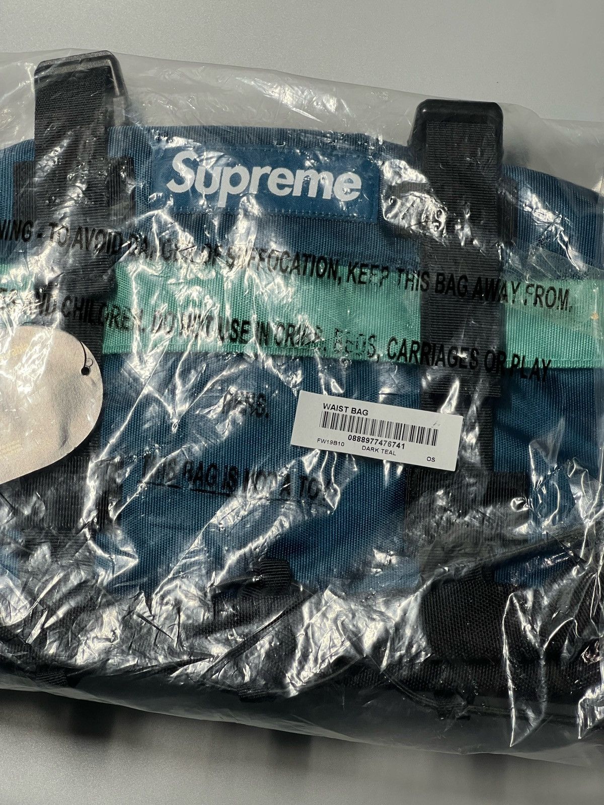 Supreme Supreme Waist Bag (FW19) - Dark Teal Size ONE SIZE - 6 Thumbnail