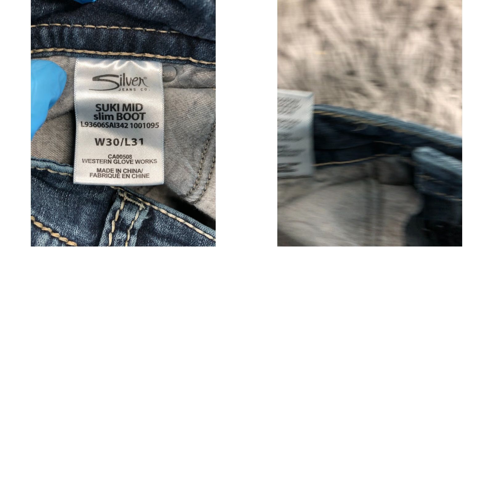 Silver Jeans Co. Silver Jeans Suki Boot Jeans 30 Womens Medium Blue Wash Regular Fit 5-Pocket Denim Bootcut Size 30" / US 8 / IT 44 - 9 Thumbnail