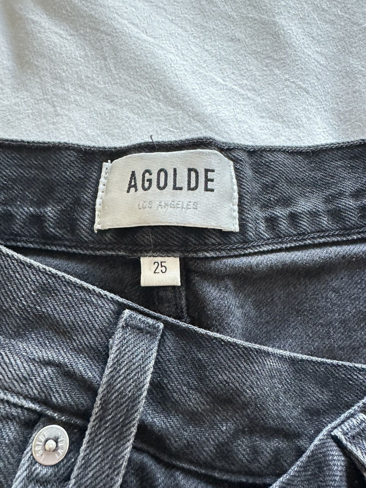 Agolde × Aritzia × Citizens Of Humanity Agolde Black Criss-Cross Jeans Size 25" / US 0 / IT 36 - 4 Thumbnail
