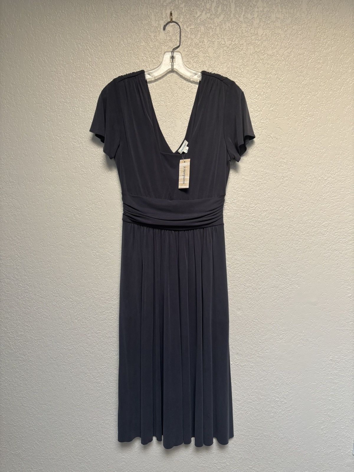 Other NEW WITH TAGS!! Sundance Blue V-Neck Midi Dress Size M / US 6-8 / IT 42-44 - 1 Thumbnail