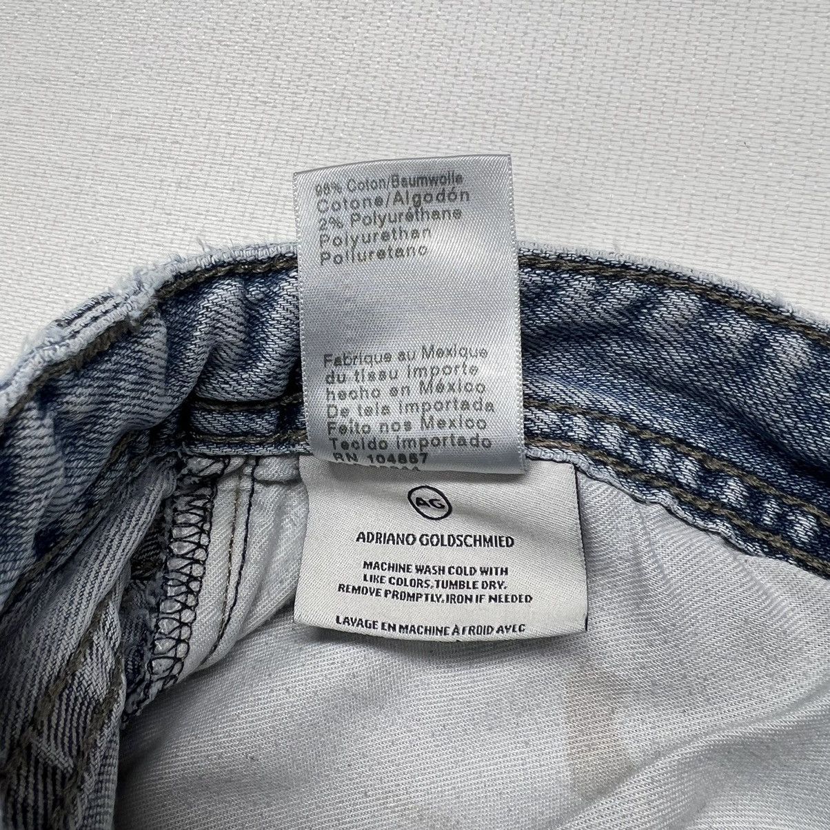 AG Adriano Goldschmied AG Adriano Goldschmied Jeans Blue Straight Denim Washed Size US 36 / EU 52 - 10 Thumbnail
