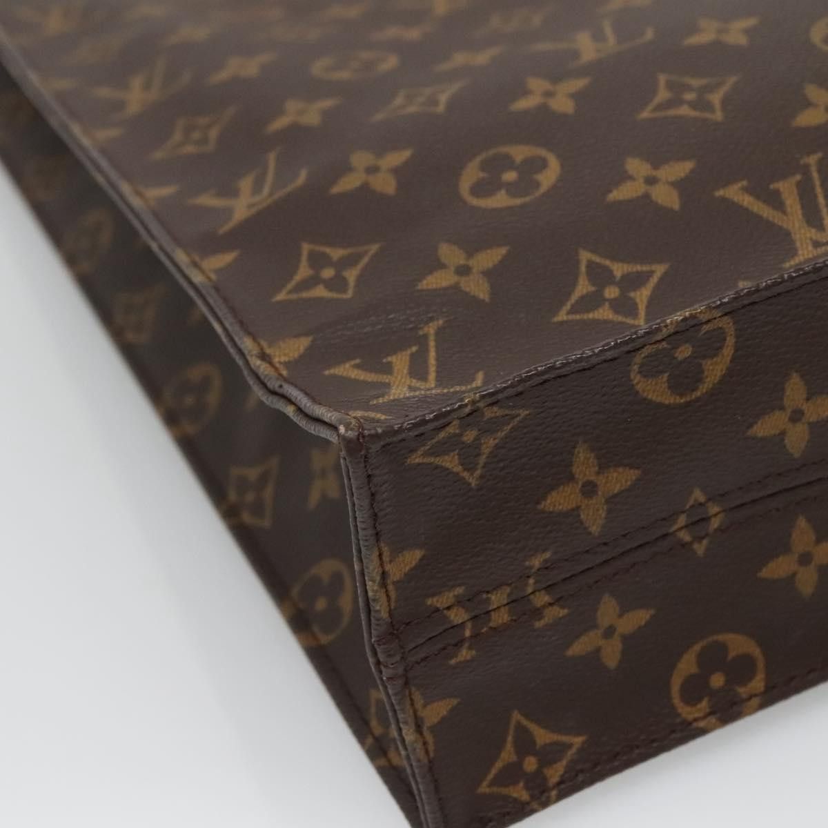 Louis Vuitton LOUIS VUITTON Monogram Sac Plat Hand Bag M51140 Size ONE SIZE - 15 Thumbnail