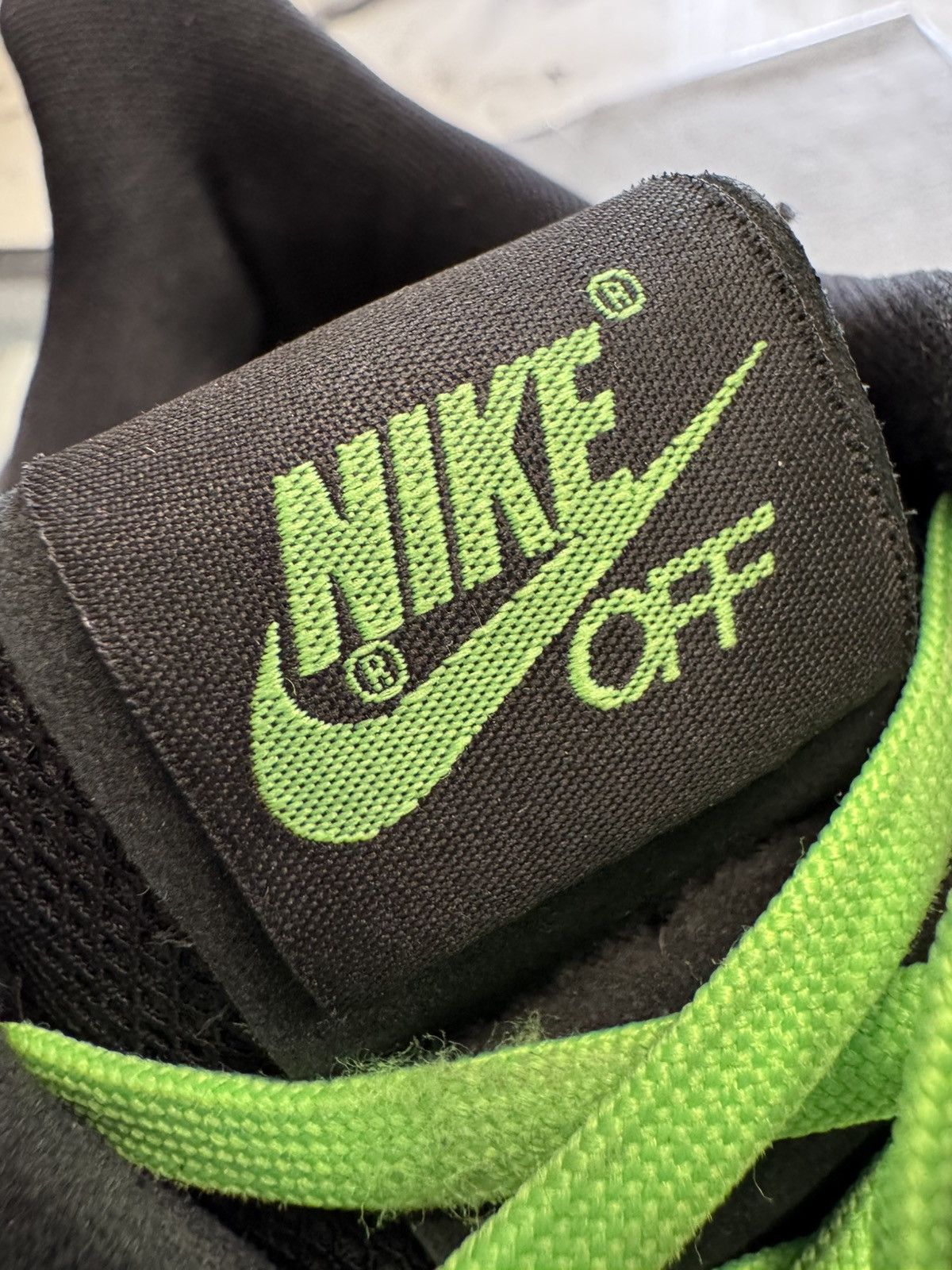 Nike × Off-White Nike Dunk Off White Rubber Green Size US 8.5 / EU 41-42 - 11 Thumbnail