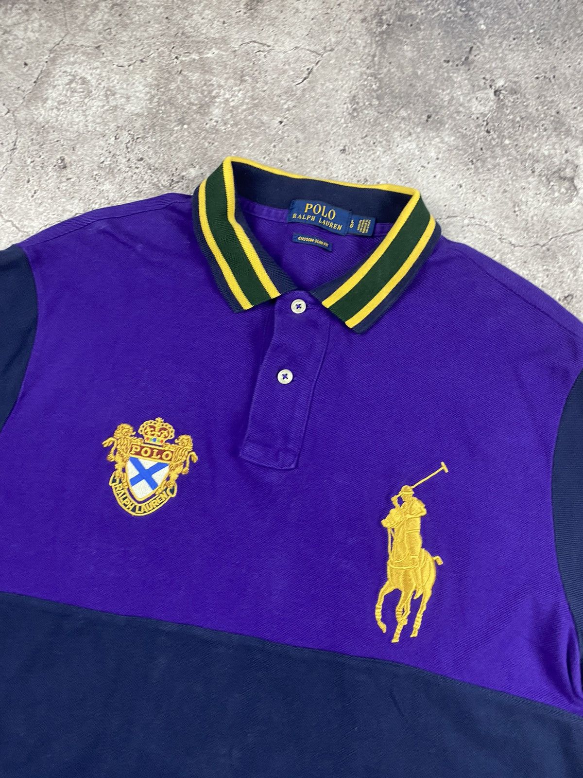 Vintage Vintage Polo Ralph Lauren Big Pony Crest Y2K polo shirt Size US L / EU 52-54 / 3 - 3 Thumbnail