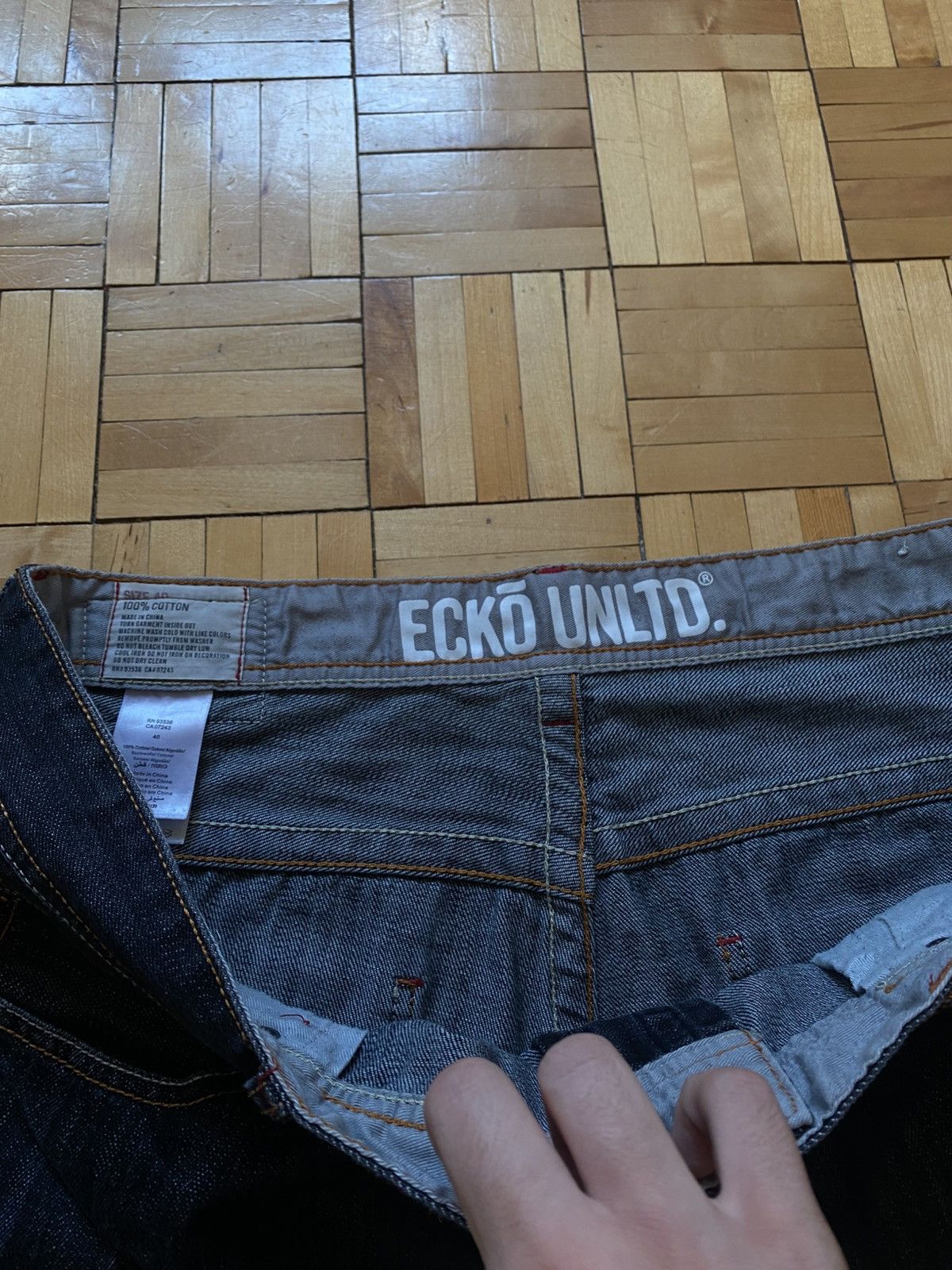 Ecko Unltd. Vintage Crazy Ecko Unltd. Baggy Jeans Size US 40 / EU 56 - 8 Thumbnail