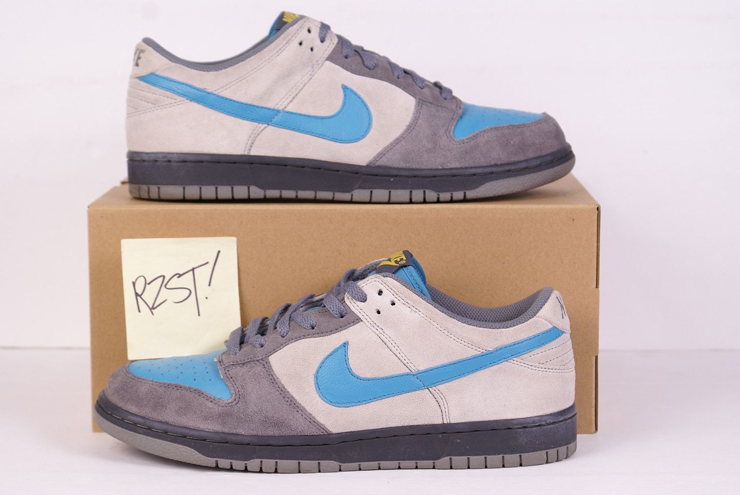 Nike 2007 Nike Dunk Low CL NEUTRAL COOL GREY AQUA BLUE 304714 047 Size US 10.5 / EU 43-44 - 1 Thumbnail
