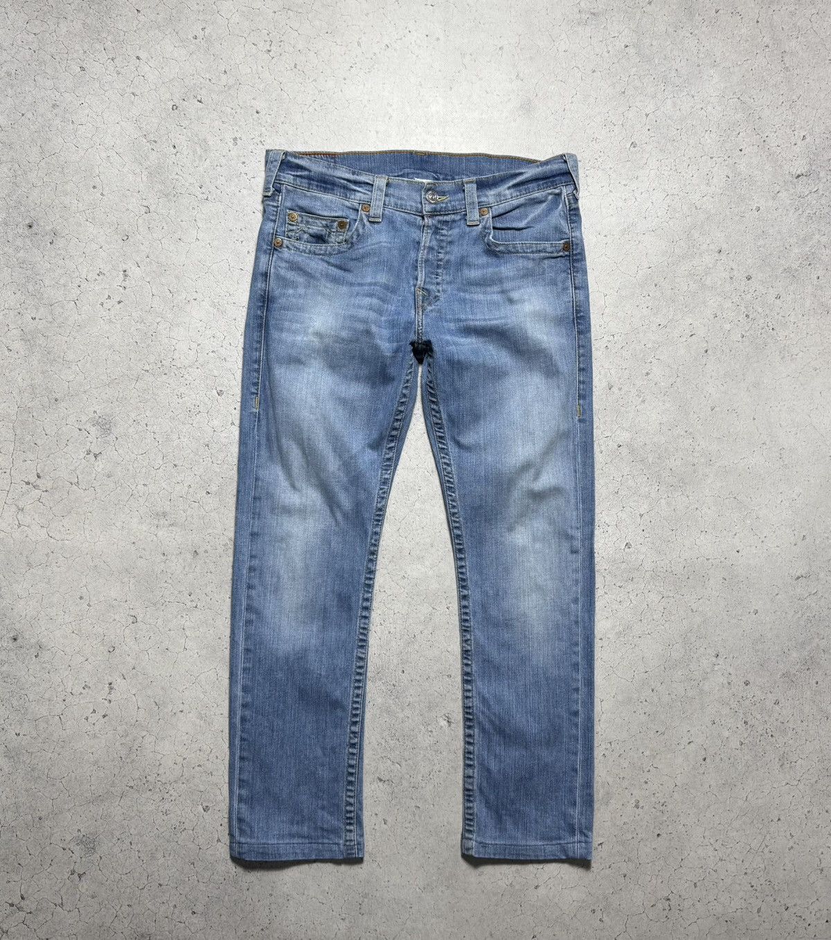 True Religion True Religion Baggy Denim Jeans Size 34 Big Logo Size US 34 / EU 50 - 2 Thumbnail